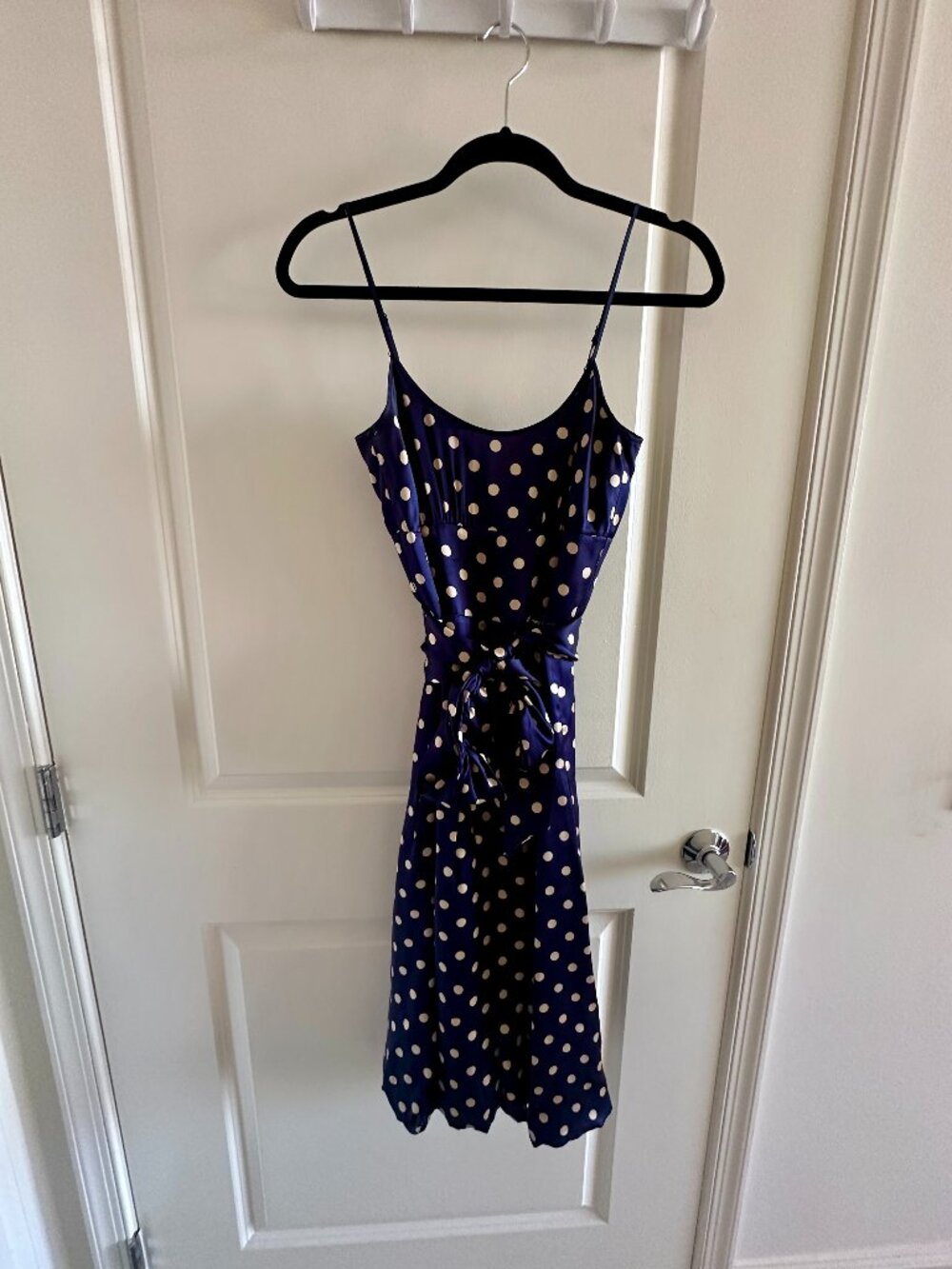 BCBG Paris Silk Polka Dot Dress
